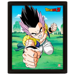 QUADRO LENTICULAR DRAGON BALL Z TURNING THE TIDE OF BATTLE WITH FUSION 25X20 FC 1