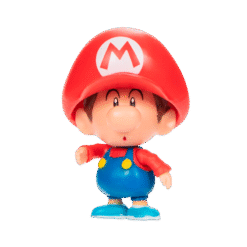 FIGURA BABY MÁRIO WAVE 38 6,5CM JAKKS