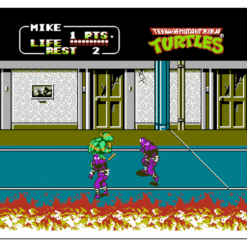 TEENAGE MUTANT NINJA TURTLES II THE ARCADE GAME NES IG3