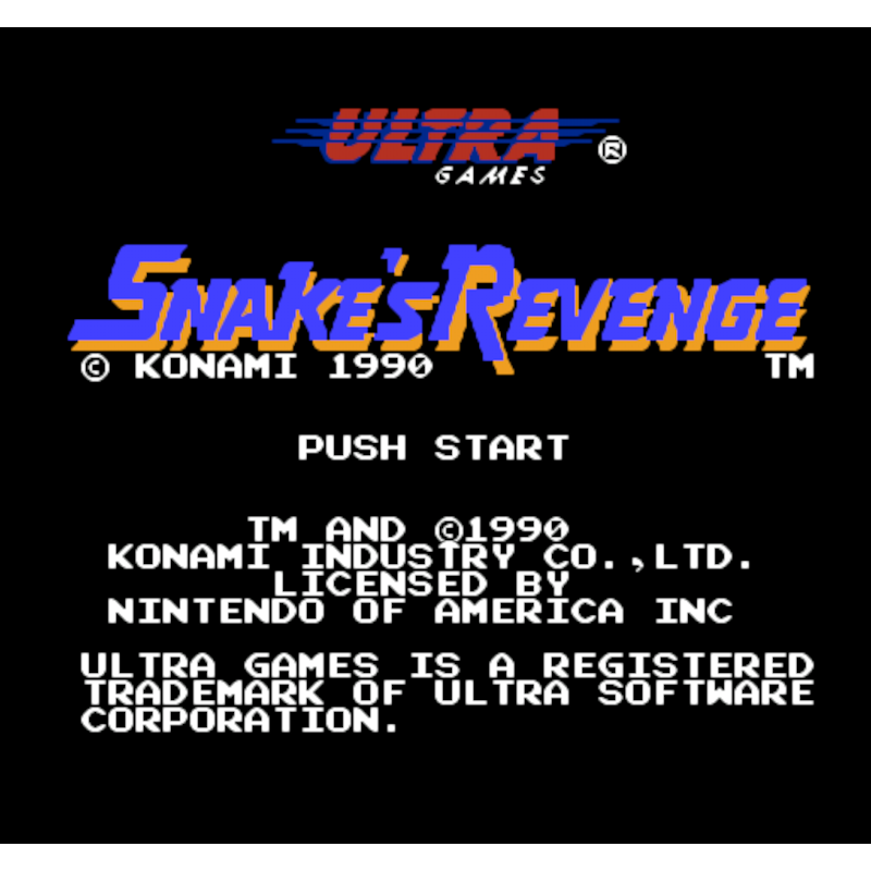 SNAKE'S REVENGE NES - Image 2