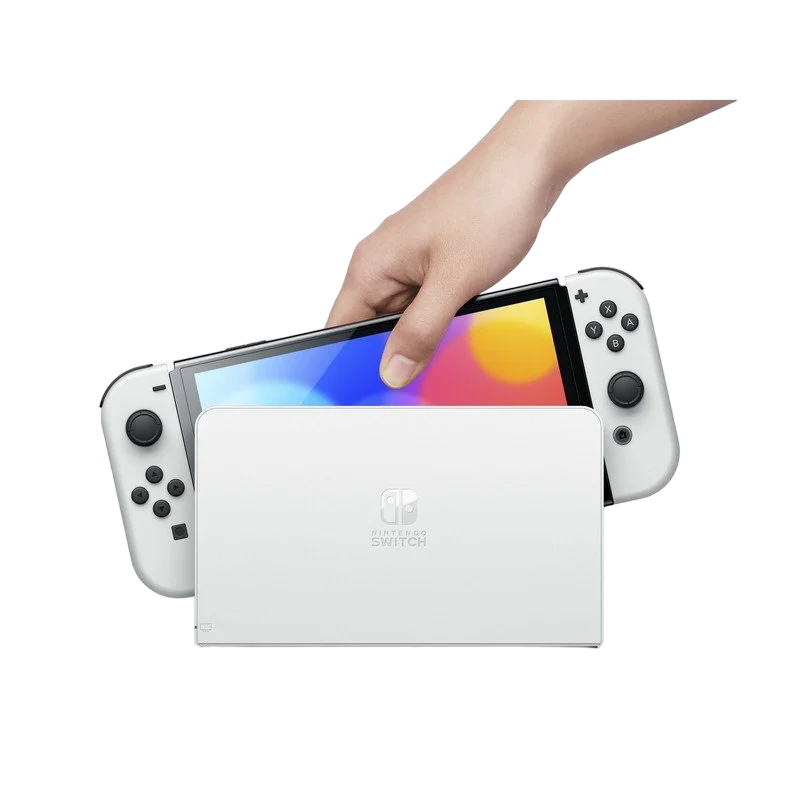 CONSOLA NINTENDO SWITCH OLED BRANCA (COMPLETA) (SEMI-NOVA) - Image 4