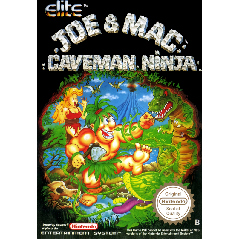 JOE & MAC - CAVEMAN NINJA NES