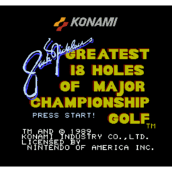 JACK NICKLAUS GREATEST 18 HOLES OF MAJOR CHAMPIONSHIP GOLF NES IG1