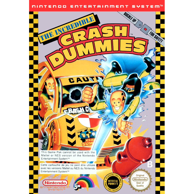 THE INCREDIBLE CRASH DUMMIES NES