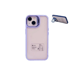 CAPA COM SUPORTE + PROTEÇÃO LENTE IPHONE 15