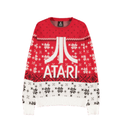 CAMISOLA MASCULINA TRICOTADA COM LOGOTIPO ATARI