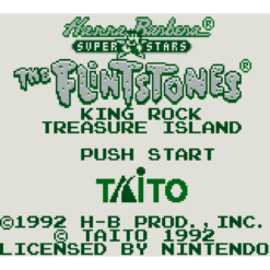 THE FLINTSTONES KING ROCK TREASURE ISLAND GB IG1