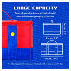 MALA PARA NINTENDO SWITCH OLED LITE MARIO STYLE 4