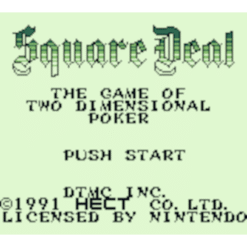 SQUARE DEAL THE TWO DIMENSIONAL POKER GB IG3