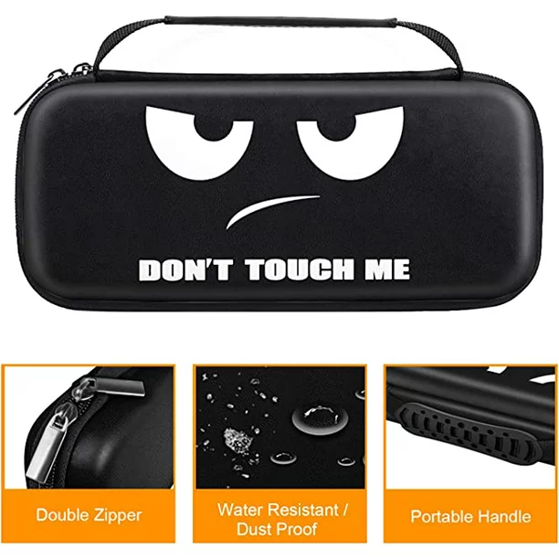 PACK BOLSA DURA DON'T TOUCH ME + PELÍCULA + BORRACHAS DE ANALÓGICOS PARA NINTENDO SWITCH OU SWITCH OLED - Image 12