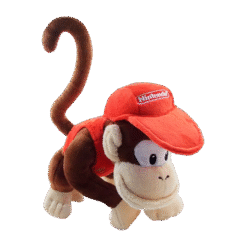 PELUCHE SUPER MARIO DIDDY KONG 21CM 2
