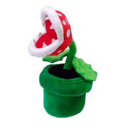 PELUCHE PLANTA PIRANHA SUPER MARIO 23CM