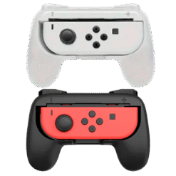 GRIP AND PLAY KIT PARA NINTENDO SWITCH PRETO BRANCO IG1