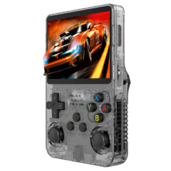 CONSOLA GAME MASTER R36S (TRANSPARENTE NEGRO)(PSX / N64 / DREAMCAST / PSP)