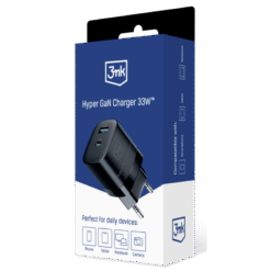 3MK HYPER GAN CHARGER 33W (PRETO)