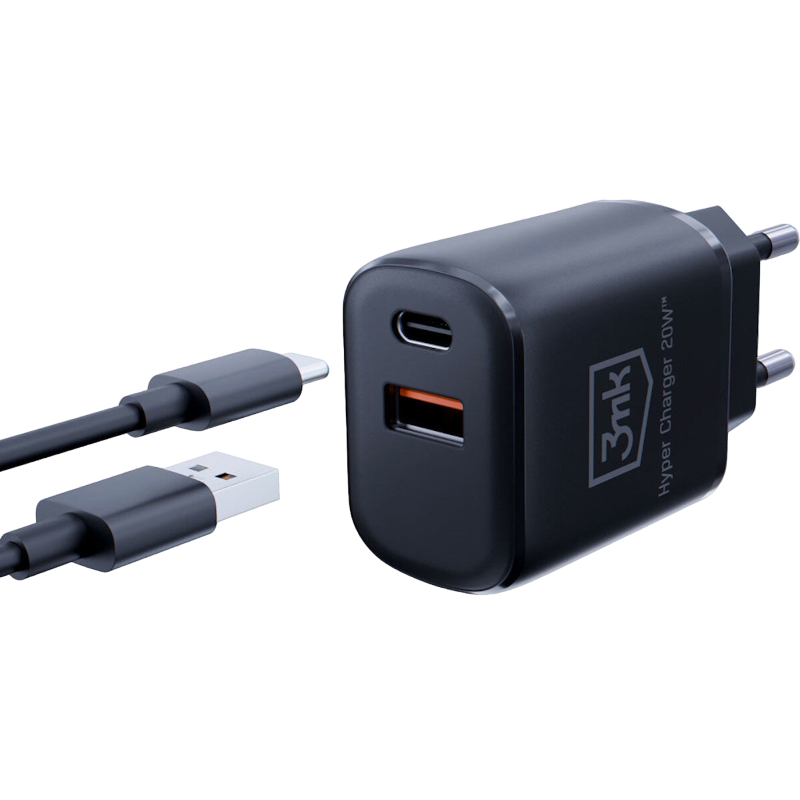 3MK HYPER CHARGER 20W (PRETO) - Image 3