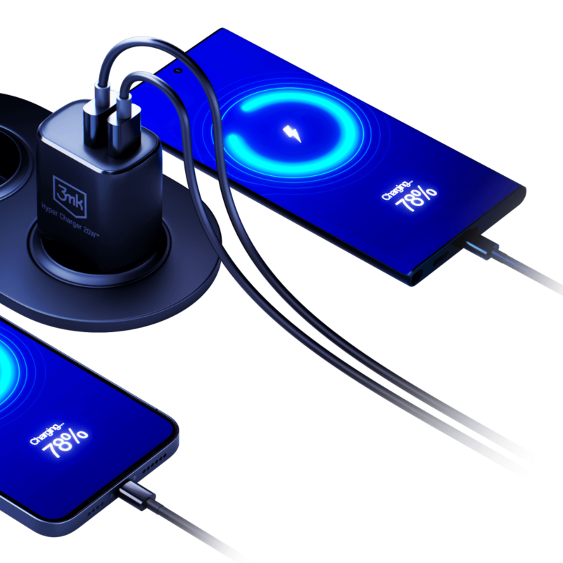 3MK HYPER CHARGER 20W (PRETO) - Image 4