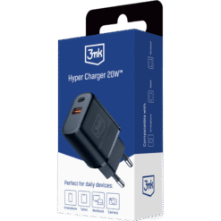 3MK HYPER CHARGER 20W (PRETO)