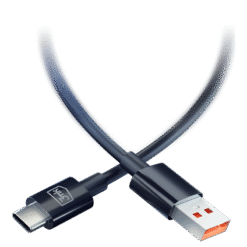 3MK HYPER CABLE USB A TO USB C 1.2M PRETO IG1