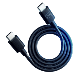 3MK HYPER CABLE USB C TO USB C 1.2M PRETO IG2