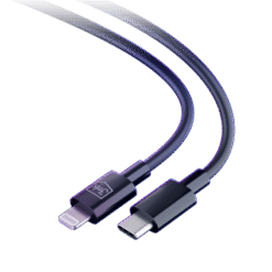 3MK HYPER CABLE USB C TO LIGHTING 1.2M PRETO IG3
