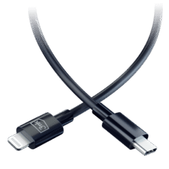 3MK HYPER CABLE USB C TO LIGHTING 1.2M PRETO IG1