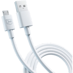 3MK HYPER CABLE USB A TO MICRO 1.2M BRANCO IG3