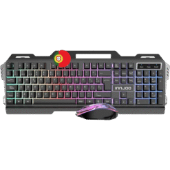 INNJOO GAMING SET TECLADO E RATO USB (PAÍNEL METÁLICO + RGB)