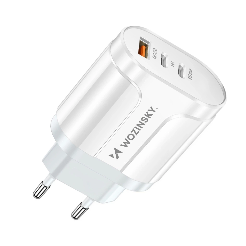 WOZINSKY CARREGADOR 60W 2XUSB-C 1XUSB 3.0