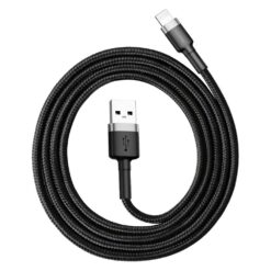 BASEUS CABO CAFULE USB PARA LIGHTNING 2.4A 1MT PRETO 4