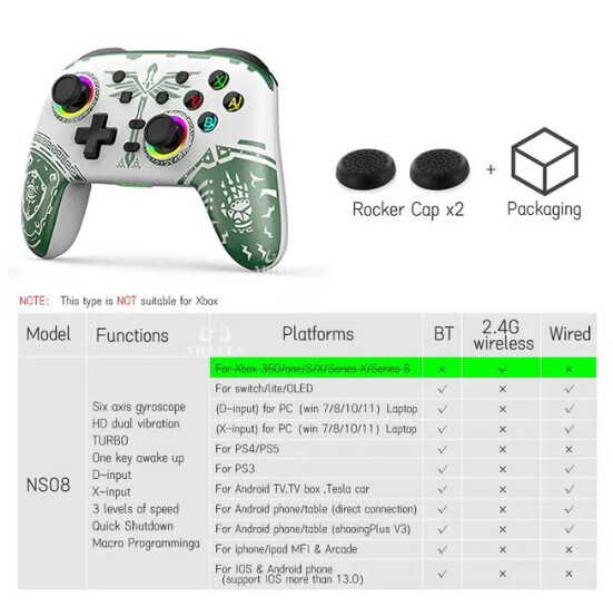 COMANDO BLUETOOTH ZELDA STYLE NSW (WHITE) - Image 2