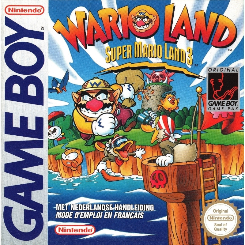 WARIO LAND SUPER MARIO LAND 3 GB (S/CAIXA, S/MANUAIS)