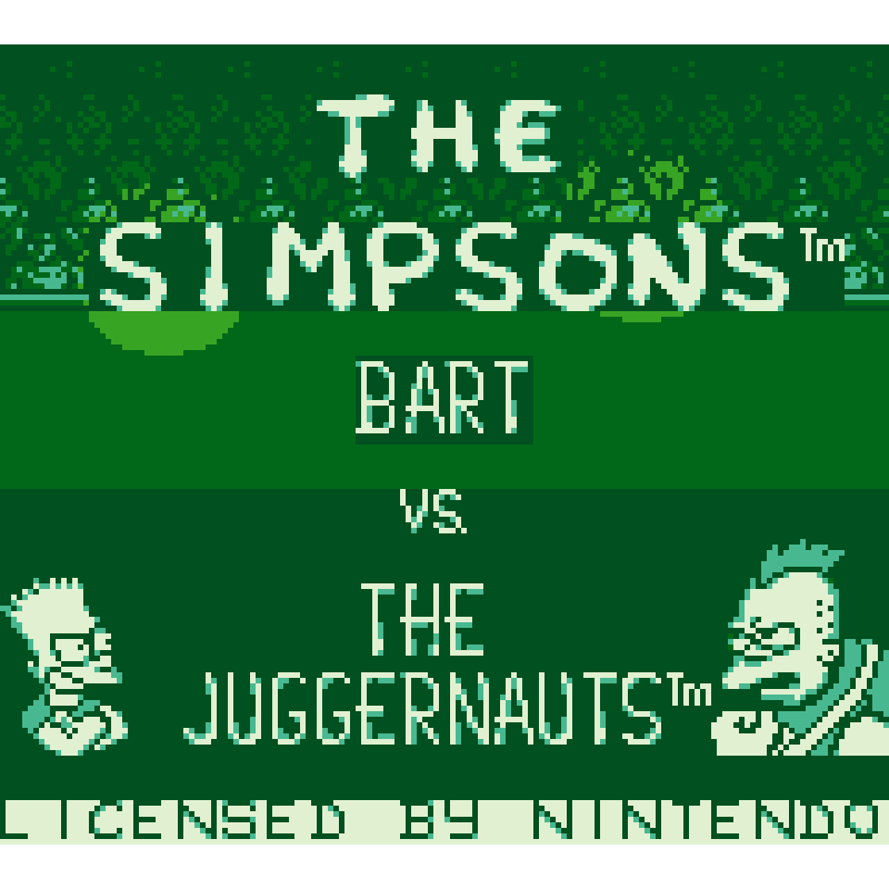 THE SIMPSONS: BART VS. THE JUGGERNAUTS GB - Image 2
