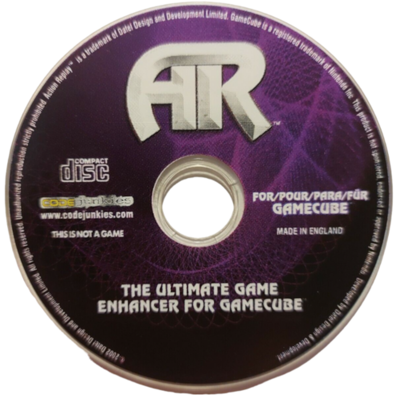 ACTION REPLAY GAMECUBE CHEAT SYSTEM