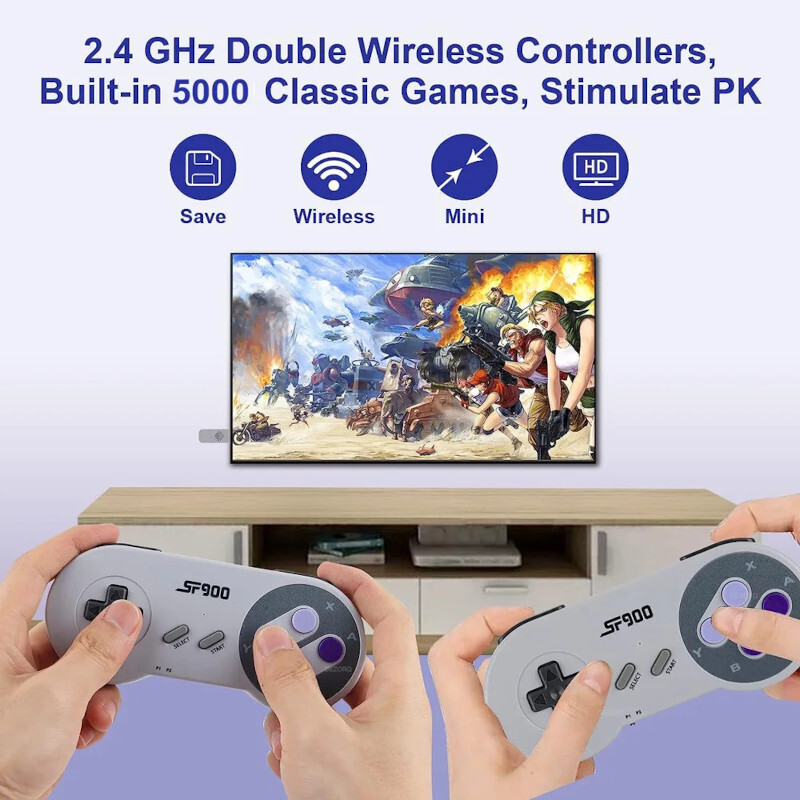 CONSOLA SF900 5000 JOGOS - Image 4