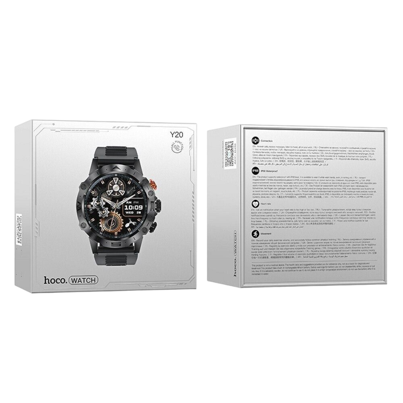 HOCO Y20 SMART SPORT WATCH (PRETO) - Image 2