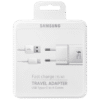 SAMSUNG TRAVEL ADAPTER FAST CHARGER 15W USB TO USB C BRANCO FC