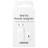 SAMSUNG CARREGADOR COMPACTO 15W PORTA PD TYPE C BRANCO FC