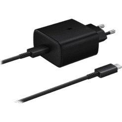 SAMSUNG TRAVEL ADAPTER SUPER FAST CHARGER ADAPTER TYPE C 45W 5A PRETO IG1