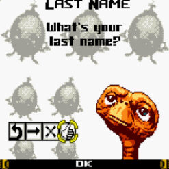E.T. THE EXTRA TERRESTRIAL DIGITAL COMPANION GBC IG2