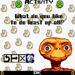 E.T. THE EXTRA TERRESTRIAL DIGITAL COMPANION GBC IG1