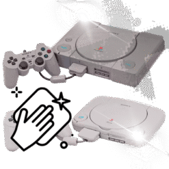 SERVIÇO DE LIMPEZA INTERNA E EXTERNA PLAYSTATION 1 / PS ONE