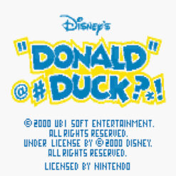 DISNEYS DONAL DUCK GOIN QUACKERS GBC IG3