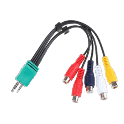 CABO ADAPTADOR DE AUDIO AV TV LED SAMSUNG