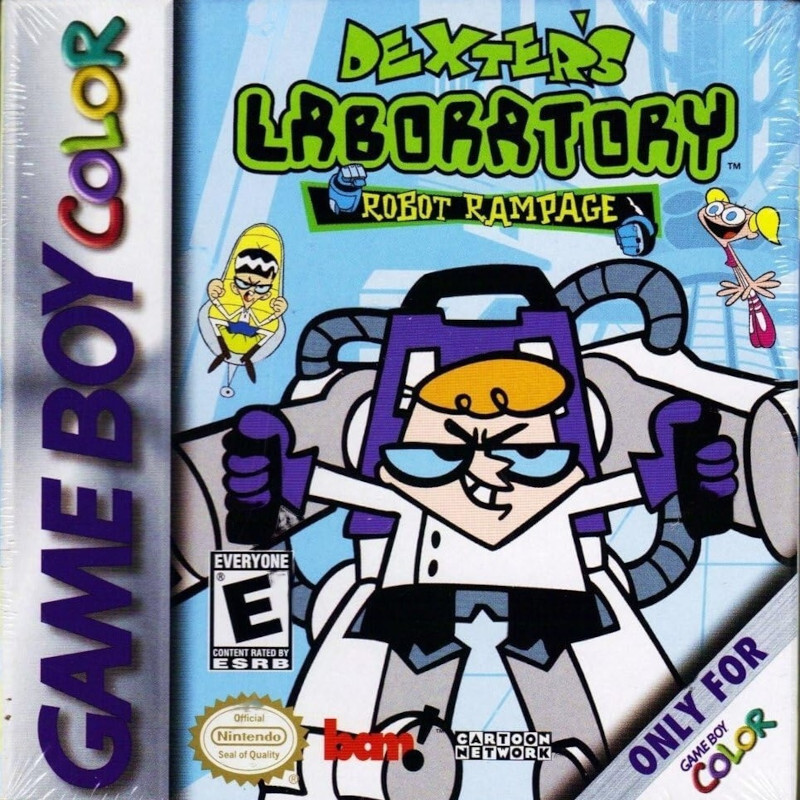 DEXTERS LABORATORY ROBOT RAMPAGE GBC