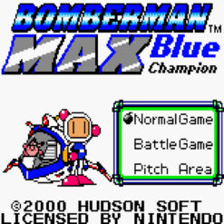 BOMBERMAN MAX BLUE CHAMPION GBC IG3