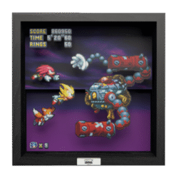 PIXEL FRAMES SONIC MANIA HEROES VS DR EGGMAN 23CMX23CM