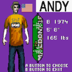 MTV SPORTS SKATEBOARDING FEATURING ANDY MACDONALD GBC IG3