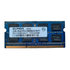 ELPIDA 2GB 2RX8 PC3 10600S 9 10 F1 (SEMI-NOVO)