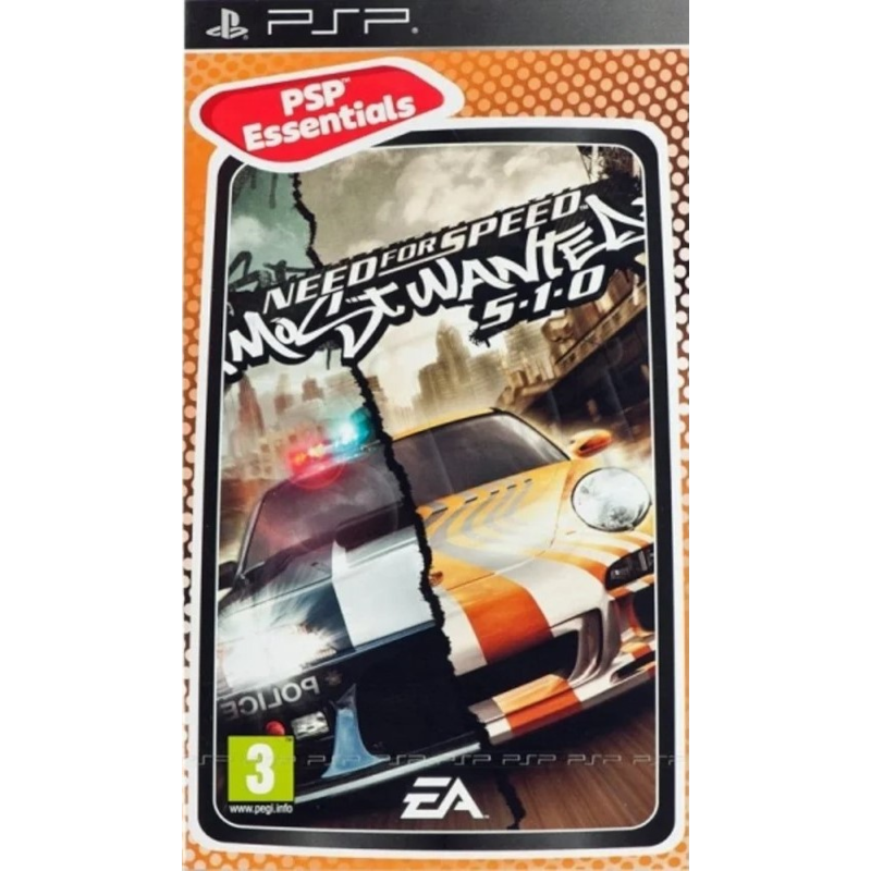 NEED FOR SPEED MOST WANTED 5-1-0 PSP (ESSENTIALS) (SEMI-NOVO)